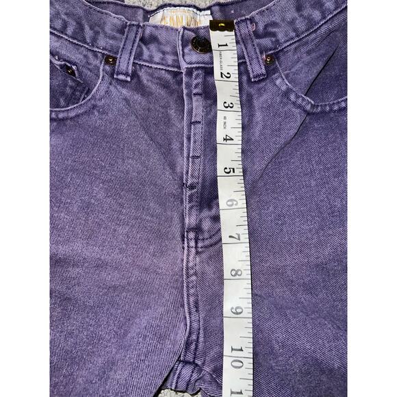 Vintage Purple Jeanjer denim jeans. Girls size 10. - Picture 6 of 10